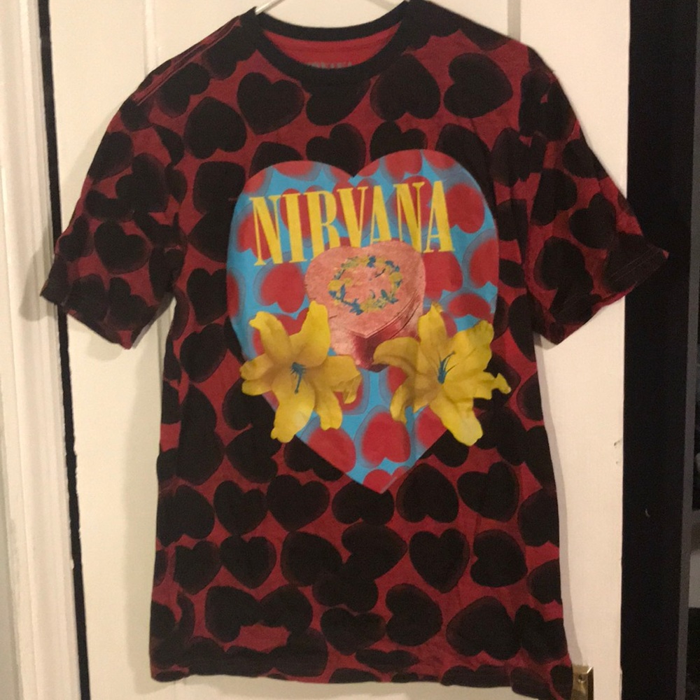 UO Nirvana Heart Shaped Box T-Shirt